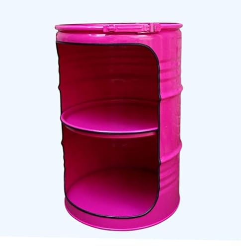 Fassmöbel Fass Design Regal Ölfass Möbel 210 Liter Volumen Farbe Pink/Beleuchtung mit 2 Lampenfassungen Fassmöbel Fass Design Regal Ölfass Möbel 210 Liter Volumen Farbe Pink/Beleuchtung mit 2 Lampenfassungen von Srm - Design