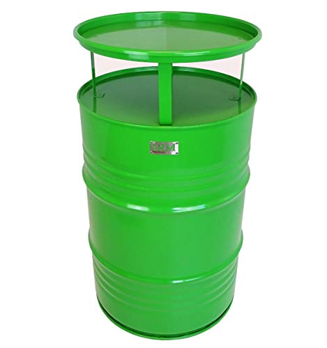 Fassmöbel Stehtisch Bistrotisch Tisch Design Partytisch Grün Ø 57cm Höhe 108cm / Glatter Glanz - Pflegeleichte Oberfläche von Srm - Design