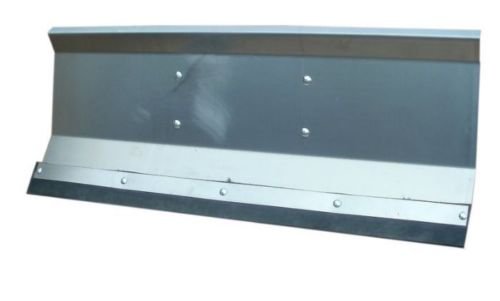 Srm - Design Schneeschieber Schneeschild Selbstbauschild gekantet 100x40 cm aus Stahl in Silber für Außen / Schneeräumung / Wohn- und Geschäftshäuser von Srm - Design