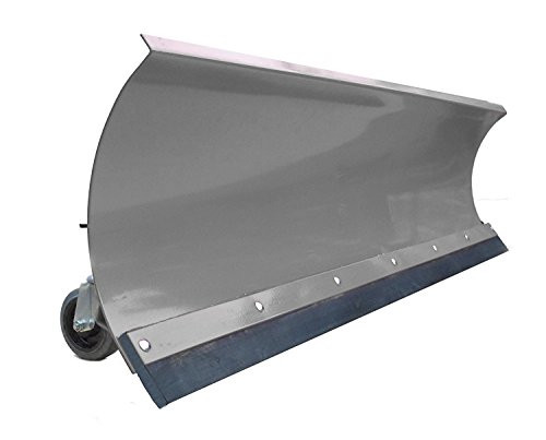Schneepflug Räumschild Universal Schneeschild für Einachser, Rasentraktor oder Quad/ATV Grau / 100 x 40 cm / 5 Stufen verstellbar von Srm - Design