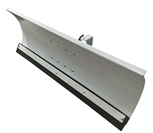 Schneepflug Schneeschild Universal 5 Fach verstellbar für Einachsermaschinen oder Rasentraktoren 100x40 cm Grau von Srm - Design