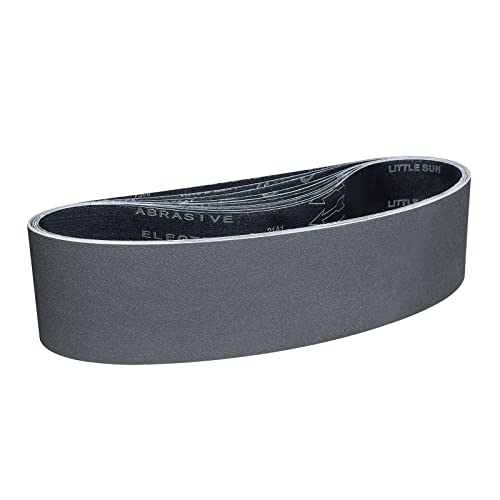 Sruhrak Schleifbänder 100 x 915mm- 5 Stück 120 Grit Siliziumkarbid-Schleifbänder zum Polieren und Entrosten von Metall von Sruhrak