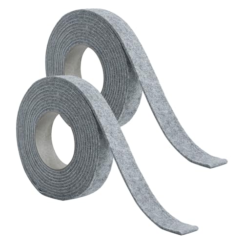 Srvauyea Filzband Selbstklebend, 2 Rollen Selbstklebender Filzgleiter, 4m x 3cm x 0.4cm Filzstreifen, Filzklebeband, Beliebige Form Zuschneidbar, Filzgleiter Rolle für Stühle Möbel Oder Fenster Srvauyea Filzband Selbstklebend, 2 Rollen Selbstklebender Filzgleiter, 4m x 3cm x 0.4cm Filzstreifen, Filzklebeband, Beliebige Form Zuschneidbar, Filzgleiter Rolle für Stühle Möbel Oder Fenster von Srvauyea