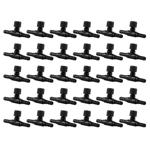 Ssdkpe Aquarium-Luftregelventil – T-förmiges PVC-Luftregelventil für Aquarien, einfache Installation, Aquarium-Zubehör, Luftregler für Wohnungswohnheim von Ssdkpe