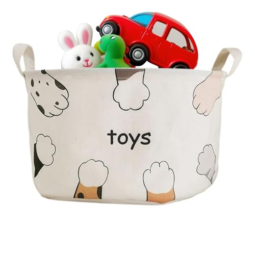 Ssdkpe Korb zum Organisieren | Stoff-Spielzeugkorb für Baby-Kinderzimmer | Mehrzweck-Organizer, platzsparender Mülleimer mit seitlichen Griffen für Spielzeug, Windeltücher, Kleidung, Puppen Ssdkpe Korb zum Organisieren | Stoff-Spielzeugkorb für Baby-Kinderzimmer | Mehrzweck-Organizer, platzsparender Mülleimer mit seitlichen Griffen für Spielzeug, Windeltücher, Kleidung, Puppen von Ssdkpe