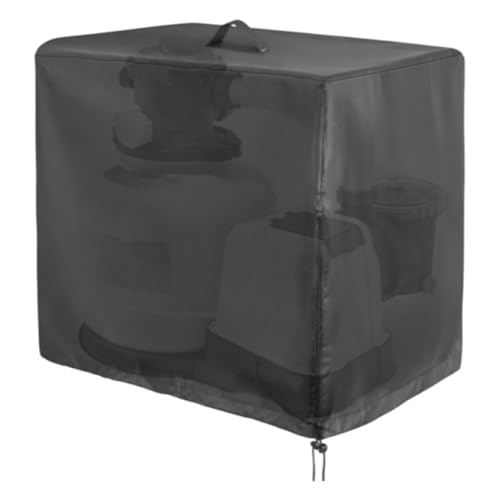 Ssdkpe Pool-Filterabdeckung, staubdichter Sandfilterpumpenschutz, staubdichtes Oxford-Gewebe, Schwimmbadschutz mit verstellbarem Kordelzug für Außenbereich, Garten, Hof, Terrasse, Hof von Ssdkpe