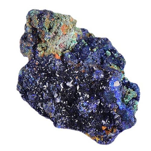1pcs natürliche Azurit Malachitkristall Mineralprobe, Malachitstein unregelmäßige raue Mineralprobe Originalform Heilung Kristall Erleichterung Stress mit Geschenkbox 1pcs natürliche Azurit Malachitkristall Mineralprobe, Malachitstein unregelmäßige raue Mineralprobe Originalform Heilung Kristall Erleichterung Stress mit Geschenkbox von Ssguopte