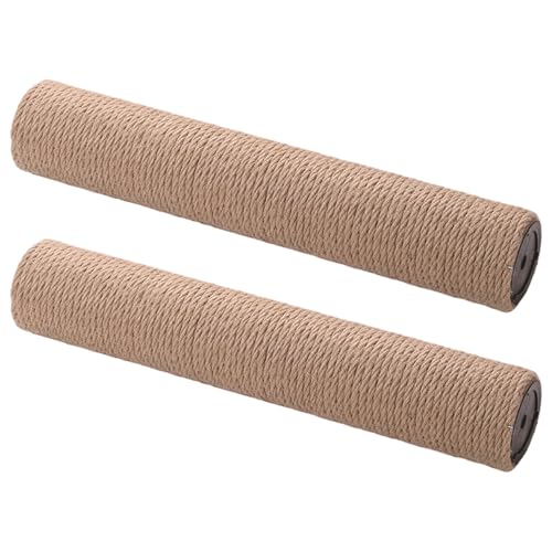 2pcs Katzenkratzer nach dem Austausch, 16-Zoll-Verschleiß-resistenten Jute-Katzenbaumersatzposten, 8-mm-Schrauben von Ssguopte