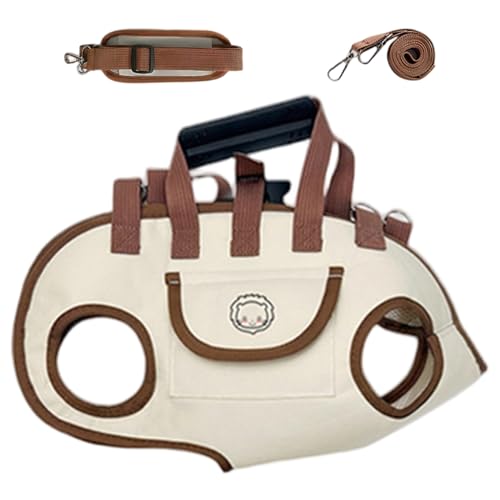 Hundeliftkabelbaum, Einstellbarer und weicher Hundeschlingerträger mit abnehmbarem Handgriff, ideal für Senioren, Verletzte, Behinderte, Operationsrehabilitation, L. von Ssguopte