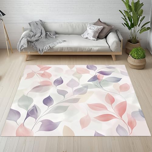 Sshjfeu Bunt Blätter Pflanzen Fussmatte Aussen Schmutzfangmatte 80x120, Multicolored Laub Teppiche, Fussmatte Innen Outdoor, Kleiner Teppich Modern Aquarell, Waschbar Kurzflor rutschfest Sshjfeu Bunt Blätter Pflanzen Fussmatte Aussen Schmutzfangmatte 80x120, Multicolored Laub Teppiche, Fussmatte Innen Outdoor, Kleiner Teppich Modern Aquarell, Waschbar Kurzflor rutschfest von Sshjfeu