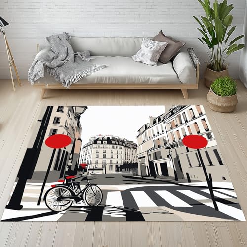 Sshjfeu Europäische Stadtbild Fussmatte Aussen Schmutzfangmatte 80x120, Alte Architektur Teppiche, Fussmatte Innen Outdoor, Kleiner Teppich Retro Gebäude, Waschbar Kurzflor rutschfest Sshjfeu Europäische Stadtbild Fussmatte Aussen Schmutzfangmatte 80x120, Alte Architektur Teppiche, Fussmatte Innen Outdoor, Kleiner Teppich Retro Gebäude, Waschbar Kurzflor rutschfest von Sshjfeu