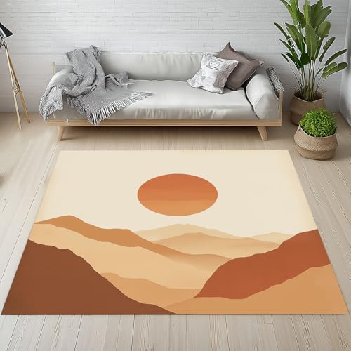 Sshjfeu Sonne Berg Fussmatte Innen Outdoor Teppich, Minimalistisch Einfache Teppiche Kurzflor Waschbar rutschfest 80x150, Natur Landschaft Fussmatte Aussen Schmutzfangmatte, Kleiner Teppich Sshjfeu Sonne Berg Fussmatte Innen Outdoor Teppich, Minimalistisch Einfache Teppiche Kurzflor Waschbar rutschfest 80x150, Natur Landschaft Fussmatte Aussen Schmutzfangmatte, Kleiner Teppich von Sshjfeu