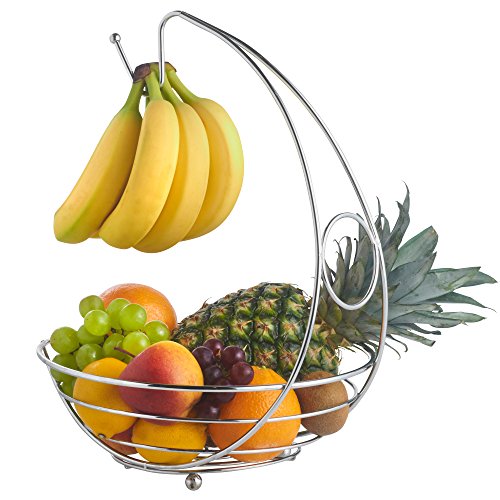 St@llion Fruit Bowl Holder with Banana Hanger Hook von VonShef