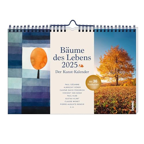 Bäume des Lebens 2025: Der Kunst-Kalender mit 36 Postkarten von St. Benno