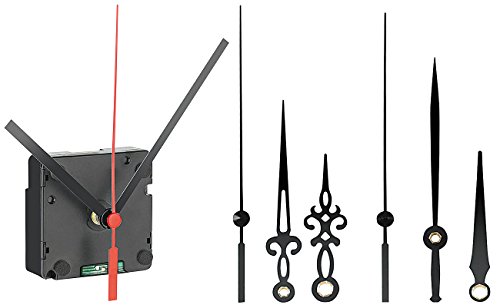 St. Leonhard Funkuhrwerk mit Zeiger: Funk-Uhrwerk mit 3 Zeigersets für selbstgestaltete Uhren (Funkuhrwerk für Wanduhr, Uhrwerk Wanduhr, Funkwanduhr) von St. Leonhard