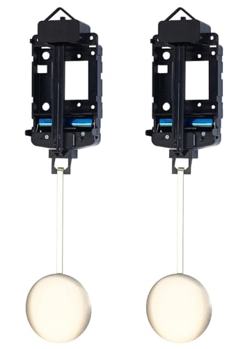 St. Leonhard Pendelantrieb Uhr: Pendel-Antriebsmodul für Uhrwerke, mit Metallpendel 2er-Set (Moduk für Uhrwerke mit Pendeln, Pendelmodule Uhren, Elektrischer) von St. Leonhard