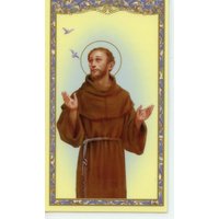 st. Francis 2 - Heilige Karte Gebetskarte 25Er Pack von StJudeReligiousStore