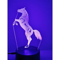 3D Led Lampe Pferd von StLaserWork