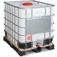 IBC, Gefahrgut-Ausführung, Holz-Palette, 1.000 l, Öffnung NW225, Auslauf NW50 von Denios