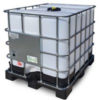 IBC, PE-Palette, 1.000 l, Öffnung NW225, Auslauf NW50, Kugelhahn mit Viton-Dichtung von Jungheinrich PROFISHOP