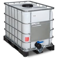 IBC, PE-Palette, 800 l, Öffnung NW150, Auslauf NW50 von Denios