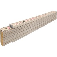 Holz-Gliedermaßstab Type 400 14348 Maßstab 2 m Buchenholz - Stabila von Stabila