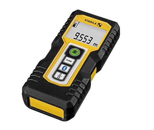 STABILA Laser-Entfernungsmesser LD 250 BT, Bluetooth Smart 4.0, max. Messbereich 50 m, 4 Messfunktionen (u. a. Fläche und Volumen), IP 54, inkl. Batterien (2x AAA) von Stabila