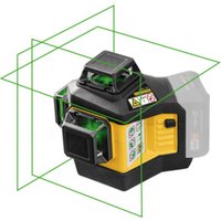 STABILA 12-V-System Kreuzlinienlaser LAX 600 G, selbstnivellierend, 3 x 360° grüne Laserlinien, max. Reichweite: 40 m, Tragekoffer, Universal- und Wandhalterung (ohne Akku und Ladegerät) von Stabila