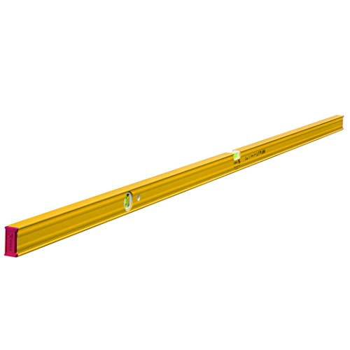 STABILA Magnet-Wasserwaage Type 80 ASM, 200 cm, verstärktes Alu-Profil, extrastarkes Seltenerd-Magnetsystem, 1 Horizontal-Libelle, 1 Vertikal-Libelle, integrierte Rutsch-Stopper, Made in Germany, Gelb STABILA Magnet-Wasserwaage Type 80 ASM, 200 cm, verstärktes Alu-Profil, extrastarkes Seltenerd-Magnetsystem, 1 Horizontal-Libelle, 1 Vertikal-Libelle, integrierte Rutsch-Stopper, Made in Germany, Gelb von Stabila