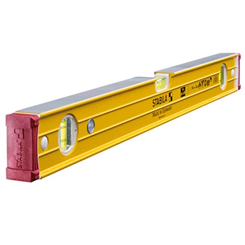 STABILA Magnet-Wasserwaage Type 96-2 M, 61 cm, extrasteifes Alu-Profil, extrastarke Seltenerd-Magnete, 1 Horizontal-/2 Vertikal-Libellen, stoßdämpfende Endkappen, Rutsch-Stopper, Made in Germany, Gelb STABILA Magnet-Wasserwaage Type 96-2 M, 61 cm, extrasteifes Alu-Profil, extrastarke Seltenerd-Magnete, 1 Horizontal-/2 Vertikal-Libellen, stoßdämpfende Endkappen, Rutsch-Stopper, Made in Germany, Gelb von Stabila