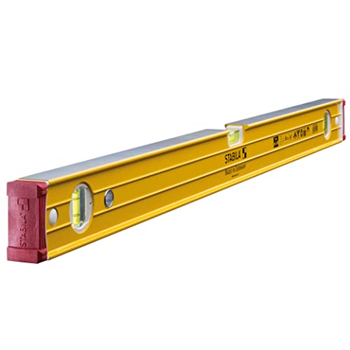 STABILA Magnet-Wasserwaage Type 96-2 M, 81 cm, extrasteifes Alu-Profil, extrastarke Seltenerd-Magnete, 1 Horizontal-/2 Vertikal-Libellen, stoßdämpfende Endkappen, Rutsch-Stopper, Made in Germany, Gelb STABILA Magnet-Wasserwaage Type 96-2 M, 81 cm, extrasteifes Alu-Profil, extrastarke Seltenerd-Magnete, 1 Horizontal-/2 Vertikal-Libellen, stoßdämpfende Endkappen, Rutsch-Stopper, Made in Germany, Gelb von Stabila