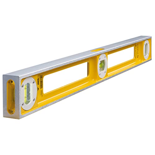 STABILA Wasserwaage Type 83 S, 60 cm, extrem robustes Alu-Druckgussprofil, 1 Horizontal-Libelle, 2 Vertikal-Libellen, Grifföffnungen, Made in Germany STABILA Wasserwaage Type 83 S, 60 cm, extrem robustes Alu-Druckgussprofil, 1 Horizontal-Libelle, 2 Vertikal-Libellen, Grifföffnungen, Made in Germany von Stabila