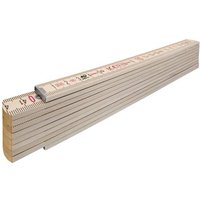 Stabila Holz-Gliedermaßstab Type 400 14348 Maßstab 2m Buchenholz von Stabila