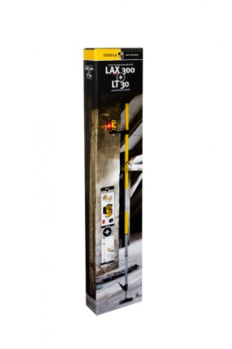 STABILA Kreuzlinienlaser LAX 300, 5-teiliges Set, selbstnivellierend, scharfe Laser-Linien mit Lotpunkten, Reichweite bis 20 m, Schutzklasse IP 54, inklusive Teleskopstange LT 30 STABILA Kreuzlinienlaser LAX 300, 5-teiliges Set, selbstnivellierend, scharfe Laser-Linien mit Lotpunkten, Reichweite bis 20 m, Schutzklasse IP 54, inklusive Teleskopstange LT 30 von Stabila