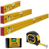 Stabila Type 80 AS 30/50/100 cm, Bandmaß 5 m, Pocket PRO Magnetic Set von Stabila