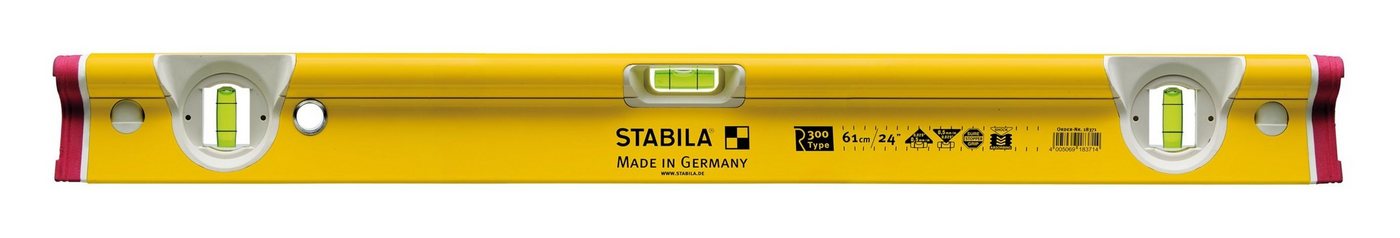 Stabila Wasserwaage, R-300 183 cm von Stabila