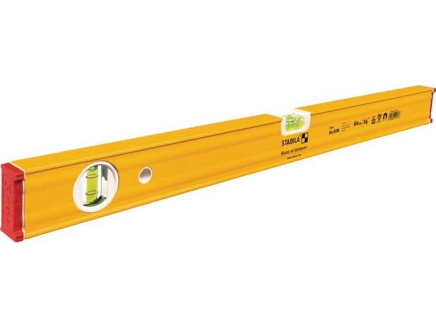 Stabila Wasserwaage STABILA 19178 Wasserwaage 80 ASM 60 cm Aluminium gelb ± 0,5 mm/m von Stabila