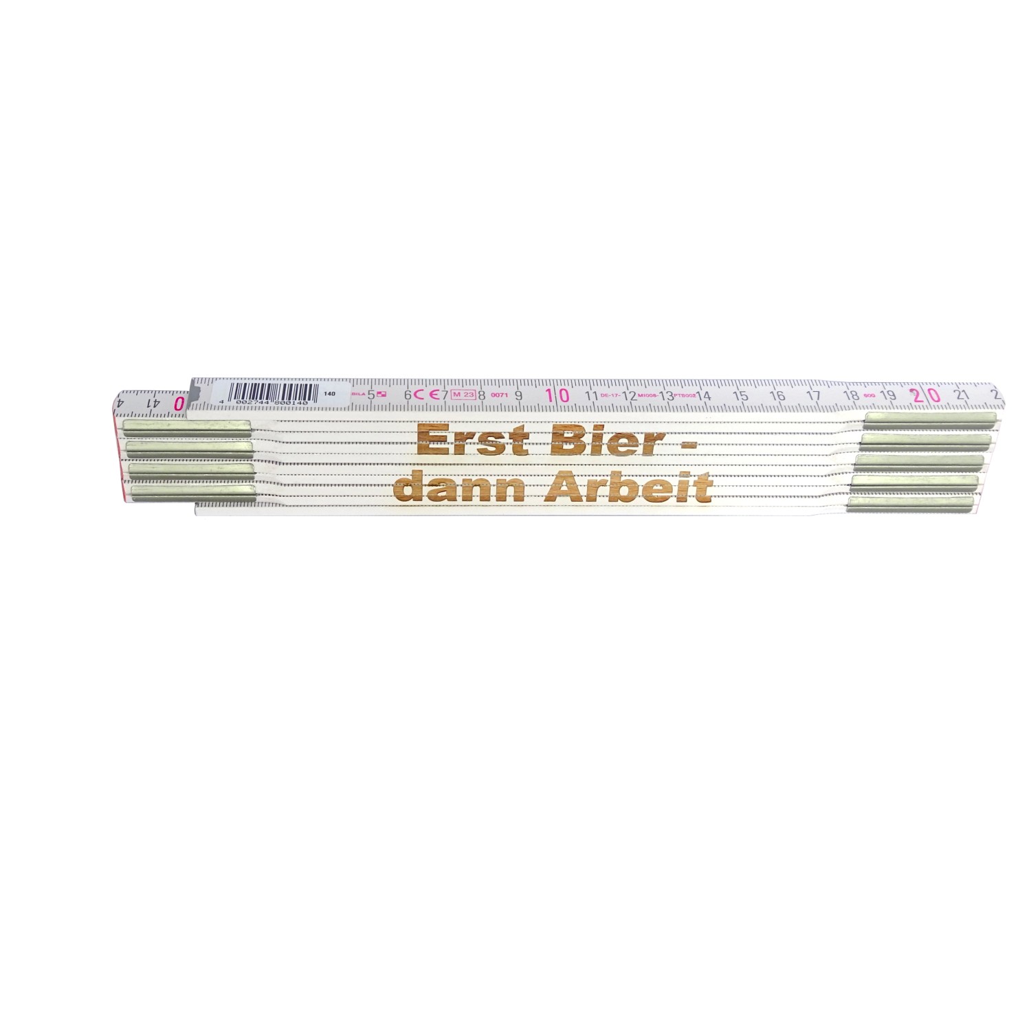 Stabila Zollstock mit Lasergravur Erst Bier - dann Arbeit 2 m Stabila Zollstock mit Lasergravur Erst Bier - dann Arbeit 2 m von Stabila