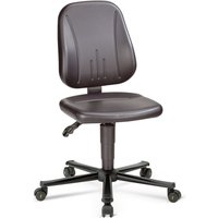 bimos Arbeitsdrehstuhl ESD Unitec, Kunstleder, mit Rollen, schwarz von bimos