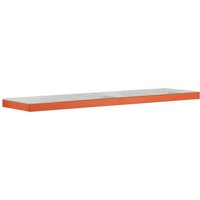 Fachboden für SCHULTE Weitspannregal, mit Stahlpaneelen, BxT 2.146 x 926 mm, orange von SCHULTE