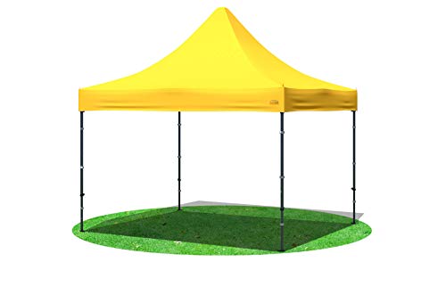 Faltpavillon 3x3 Meter Premium ohne Seiten Gelb von Stabilezelte
