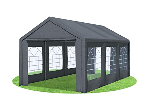 Stabilezelte 3x6m Partyzelt, Classic Premium PVC GRAU von Stabilezelte