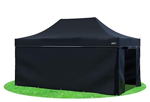 Stabilezelte Faltpavillon 3x4,5 Meter Prof. Plus+ mit feuerfestem PVC und geschlossenen Seiten Schwarz Stabilezelte Faltpavillon 3x4,5 Meter Prof. Plus+ mit feuerfestem PVC und geschlossenen Seiten Schwarz von Stabilezelte