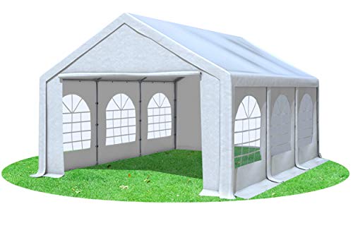 Stabilezelte Partyzelt 4x6m Modular Professional PVC 500 g/m² mit Fenster Weiss Stabilezelte Partyzelt 4x6m Modular Professional PVC 500 g/m² mit Fenster Weiss von Stabilezelte