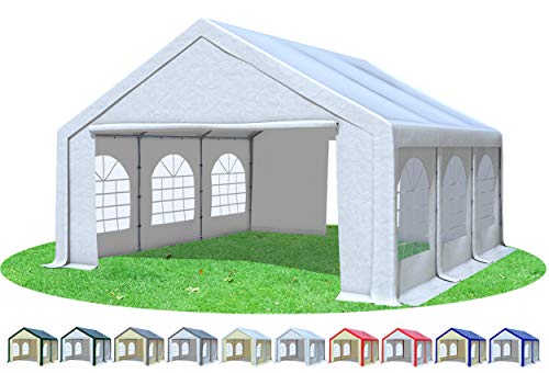 Stabilezelte Partyzelt 5x6m Modular Professional PVC 500 g/m² mit Fenster Weiss Stabilezelte Partyzelt 5x6m Modular Professional PVC 500 g/m² mit Fenster Weiss von Stabilezelte