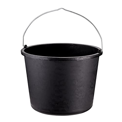 10x Baueimer schwarz 12 Liter | Mörteleimer, Zementeimer, Putzeimer, Kunststoffeimer, Eimer | 10 Stück 10x Baueimer schwarz 12 Liter | Mörteleimer, Zementeimer, Putzeimer, Kunststoffeimer, Eimer | 10 Stück von Stabilo Befestigungstechnik