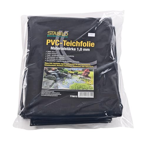 PVC Teichfolie 1,0mm - 4x5m | Folie UV- und witterungsbeständig von Stabilo Befestigungstechnik