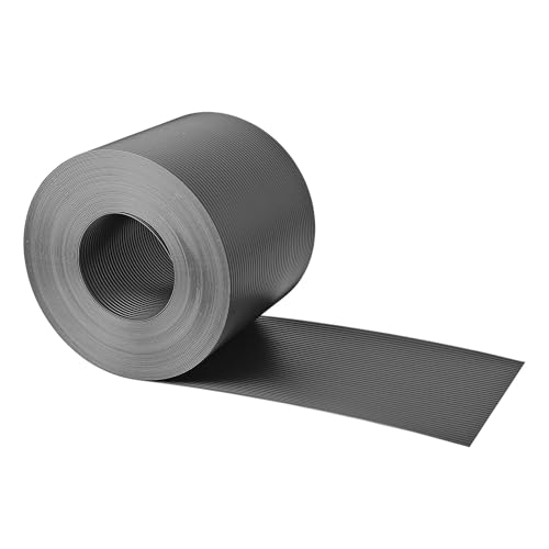Sichtschutzstreifen 740g/m² - anthrazit (RAL 7016) | 10x Einzelstreifen | Sichtschutz für Doppelstabmattenzaun | 25,5m x 19cm + 20 Clips | Befestigung auch ohne Clips möglich von Stabilo Befestigungstechnik