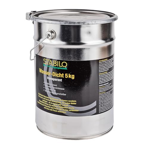 Wasser-Dicht 5kg - transparent | Wasser-Stopp, Universalabdichtung und Feuchtigkeitssperre | Dichtet sofort bei jedem Wetter Wasser-Dicht 5kg - transparent | Wasser-Stopp, Universalabdichtung und Feuchtigkeitssperre | Dichtet sofort bei jedem Wetter von Stabilo Befestigungstechnik