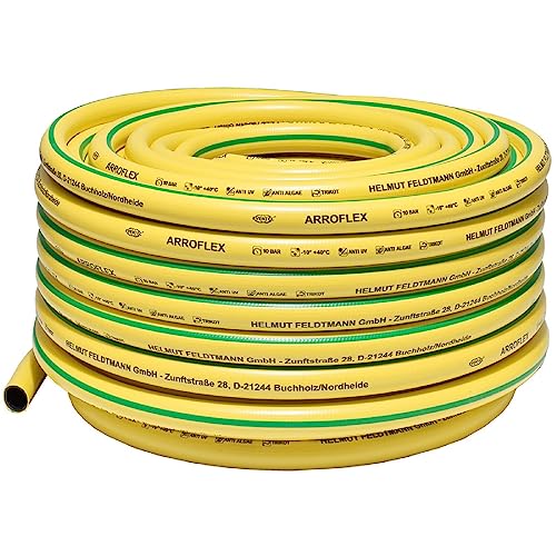 Wasserschlauch 3/4" - 25m | PVC Gartenschlauch gelb von Stabilo Befestigungstechnik